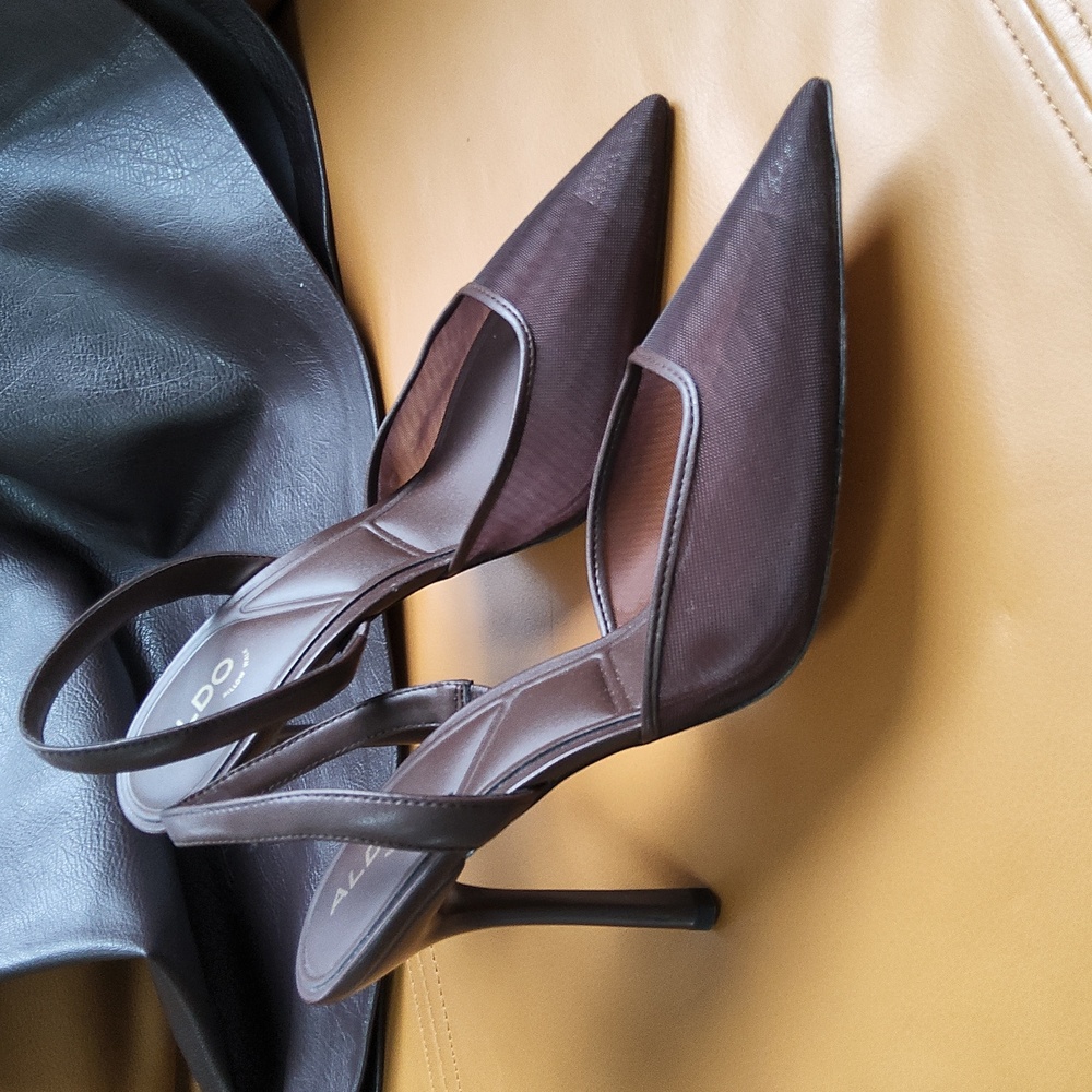 Elegant Brown Stiletto Heels